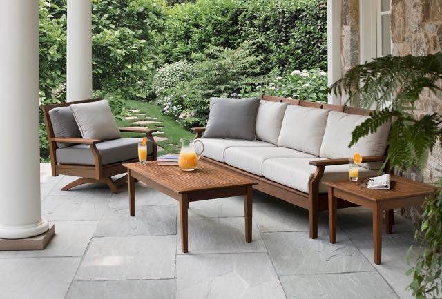 Jensen outdoor furniture at Emigh Outdoor living. Here we have a outdoor sofa in the Opal collection